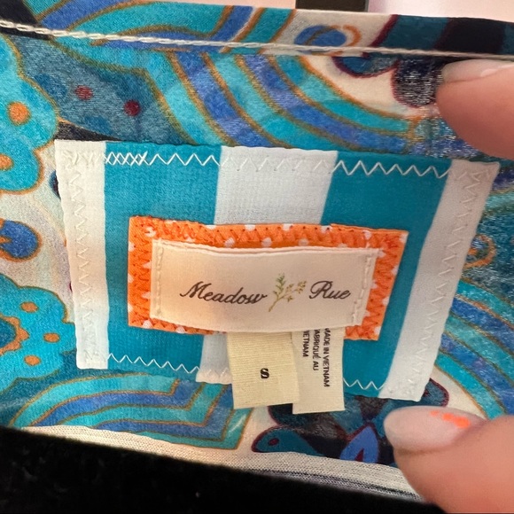 Anthropologie Meadow Rue Flowy Medallion Print Tank Top, size Small - Picture 2 of 7